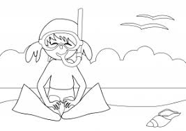 Printable snorkeling mask coloring page. Stress Relief Archives Page 6 Of 6 Kidspressmagazine Com