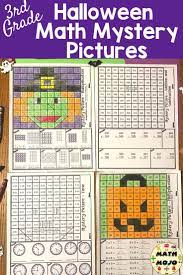 3rd Grade Halloween Math Mystery Pictures Students Love These 3rd Grade Halloween Math Mystery Picture Color Math Mystery Picture Halloween Math Math Mystery