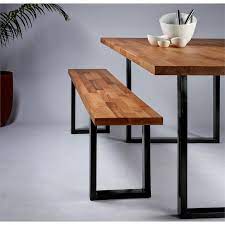 Rapidmesh 30 X 45cm Steel Tube Bench Seat Furniture Leg Bunnings Warehouse In 2021 Timber Bench Seat Furniture Legs Black Bench Seat
