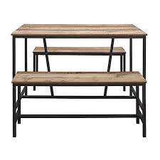 Jul 21, 2021 · from a 4 seater glass dining table set to the simple wooden dining table sets, some of these come with a bench and two chairs. Urban Rustic Dining Table And Bench Set Table And Bench Set Dining Table With Bench Rustic Dining Table