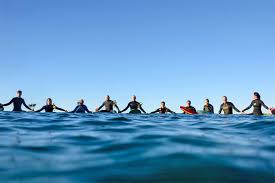 Paddle-out: the origins of the surfers memorial circle