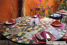 Maybe you would like to learn more about one of these? Mexicantiles Com Table Top Mosaic Work With Broken Mexican Talavera Tile