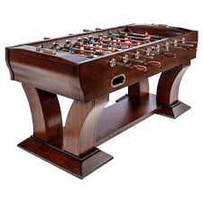 Well Universal 65 In Wooden Foosball Table Large Wooden Crafted Football Toy Game For Kids Adults Family W Balls Amazon Co Foosball Table Foosball Table