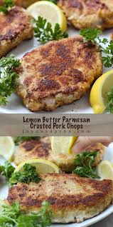 Lemon Butter Parmesan Crusted Pork Chops Recipe In 2020 Parmesan Crusted Pork Chops Easy Meat Recipes Pork Recipes