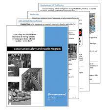 Contractors name brief description of subcontractors safety policy general description of the objective of this document site information (project address) project 6.3 chemical: Free Construction Safety Plan Templates