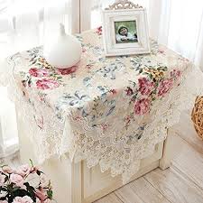 Bedside Table Cloth Multi Pupose Napkin Lace Round Table Cloth Color Table Tablecloth A Diameter180cm 71 Floral Tablecloth Floral Table Runner Colorful Table