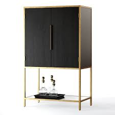 Shop crate & barrel at chairish, home of the best vintage and used furniture, decor and art. 3d Model Crate And Barrel Oxford Bar Cabinet Cgtrader