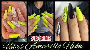 Todos los colores y diseños. Unas Amarillo Neon Tendencia Unas 2020 Nail 2020 2021 Neon Nail Youtube