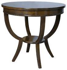Round nightstand set of two. 30 Round Set Of Two Side Table Night Stand Solid Birch Wood Distressed Brown Transitional Side Tables And End Tables By Noble Origins Llc Houzz