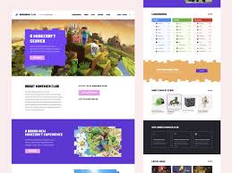 Setup an a record to your minecraft server ip. Landing Page For Minecraft Server Minemen Club By Basov Design On Dribbble