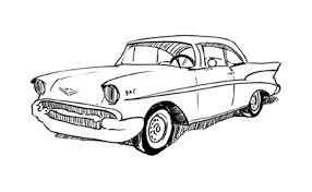 1957 chevy coloring pages printable coloring pages source : How To Draw A 57 Chevy Cars Coloring Pages Sketchbook Challenge 57 Chevy Bel Air