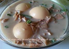 Resep sayur lodeh tewel (nangka muda) khas jawa timur special pakai tetelan dan pete подробнее. Resep Sayur Nangka Muda Gudeg Gurih Versi Ndeso Resep Enyak