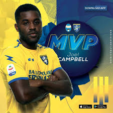 Also known as m joel, j campbell. E Joel Campbell Il Migliore In Campo Di Frosinone Calcio Facebook