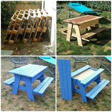 12 Bacs A Sable Trop Faciles A Faire Soi Meme Table De Pique Nique Bac A Sable Palette Bois