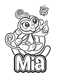 Feel free to post them on our facebook page or share on instagram ! Mia From Fingerlings Coloring Page Free Printable Coloring Pages For Kids