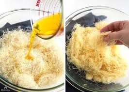 Mozzarella Cheese Kunafa Cleobuttera Recipe Kunafa Recipe Ramadan Desserts Arabic Sweets