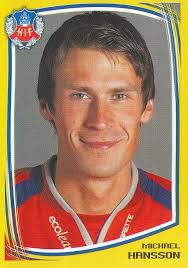 111 MICHAEL HANSSON # SWEDEN HELSINGBORGS.IF STICKER FOTBOLL ALLSVENSKAN  2000