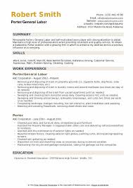 It is a written summary of your academic qualifications, skill sets and previous work experience which you submit while applying for a job. Porter Resume Samples Qwikresume