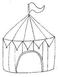 Download all the pages and create your own coloring book! Circus Tent Coloring Page Coloring Page Circus Tent Circus Crafts Circus Tent Craft
