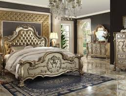 Acme Dresden Gold Patina Bedroom Set Bellagio Furniture Houston Texas Www Bellagiofurniture C Luxury Bedroom Sets King Bedroom Sets Master Bedroom Furniture