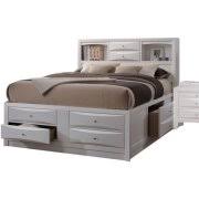 Deep drawers (three on each side) included in this mate's bed to stow away blankets, linens and anything else that won't quite fit into your other bedroom furniture, and conserve floor space while you're at it. Full Mates Platform Storage Bed With 6 Drawers White Headboard Not Included Walmart Com Walmart Com