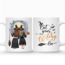 Spooky szn is for all of october! Halloween Custom Coffee Mugs Get Your Witchy On