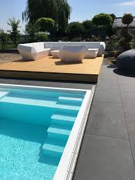 Poolabdeckung Mit Alpha Wing Poolabdeckung Pool Holzterrasse