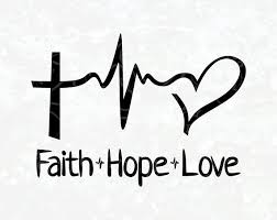 Faith Hope Love Svg Faith Hope Love Shirt Faith Hope Love Decal Faith Hope Love Necklace Dxf Faith Hope Love Silhouette Transfer Salib