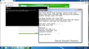 Berikut ini adalah default password zte f609 modem untuk jaringan telkom indihome dan juga cara setting dan pengaturan dasar di modem indihome. Tips Lupa Password Ont Speedy Gphone F609 Youtube
