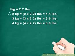 how to convert metric weight to pounds 7 steps with pictures