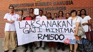 Perlaksanaan perintah gaji minimum 2016 akan secara langsung meningkatkan kadar bayaran. Psm Cadang Gaji Minimum Rm1 500