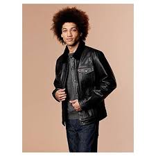 Levi S Los Angeles Lakers Men S Premium Leather Trucker Jacket Trucker Jacket Jackets Los Angeles Lakers