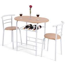 Product title costway 5 piece dining table set wood metal kitchen breakfast furniture w/4 chair walnut average rating: Metal Kitchen Table Set Target