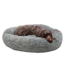 Our original calming pet bed is specially designed to help our fur loved ones overcome this anxiety by providing a unique place where they can feel safe, secure and enjoy the best quality sleep. Furhaven Calming Cuddler Long Fur Donut Dog Bed 29454547 At Tractor Supply Co
