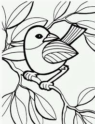 Easy and free to print birds coloring pages for children. Bird On Branch Coloring Page Novocom Top