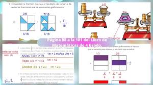 Ejemplos de preguntas — matemáticas, grado 4. Paginas 98 A La 101 Del Libro De Matematicas De 4 Grado Youtube