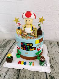 He wanted one for his birthday and we did research looking at cakes online for ideas for weeks! Super Mario Birthday Cake Food Drinks Homemade Bakes On Carousell