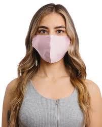 Belle's Design Women's Satin Face Mask, Size: One size, Purple