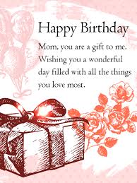 I thought i had the prettiest mom in the world. To My Fabulous Mom Purple Flower Birthday Card Birthday Greeting Cards By Davi Happy Birthday Messages Birthday Wishes For Mom Birthday Wishes For Mother