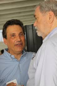 Hector Uribe and Judge Herb Evans