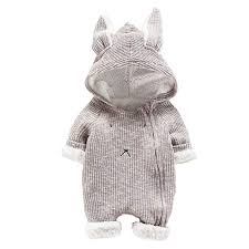 Amazon Com Wuai Infant Baby Girl Boy Bodysuit Cute Rabbit