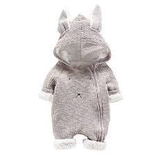 Amazon Com Wuai Infant Baby Girl Boy Bodysuit Cute Rabbit