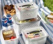 Amazon.com: 4 Pack Large Fruit Storage Containers for Fridge ...