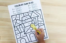 Each printable highlights a word that starts. Free Printable Halloween Color By Code Math Activities