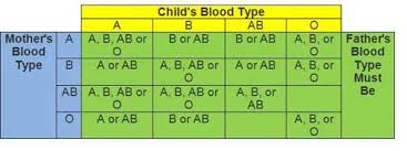 parents blood type child chart bedowntowndaytona com