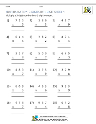 This page has worksheets with decimal long division problems. 3 Digit X 2 Digit Multiplication Worksheets Novocom Top