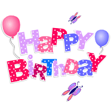 Happy birthday(song)/ feliz cumpleaños(cancion) (english&spanish). Animated Gif Of Happy Birthday In English