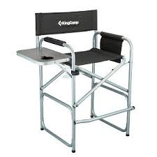 Kingcamp Portable Folding Bar Height Director Chair Directors Chair Chair Cool Chairs