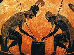 Η ιλιάδα (ἰλιάς) είναι ένα από τα ομηρικά έπη, μαζί με την οδύσσεια και σώζεται ολόκληρη στις μέρες μας. Filologo Poreia Rapswdia P 684 867 To Kykneio Asma Kai O 8anatos Toy Patrokloy Iliada B Gymnasioy