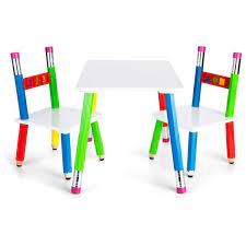tinkers 3 piece pencil table and chairs table and chairs childrens table chair
